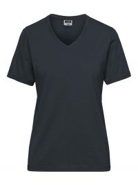 V-Shirt Damen Dunkelgrau